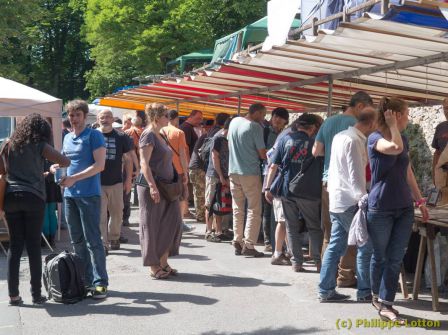 Ambiance Foire Internationale de la Photo à Bièvres