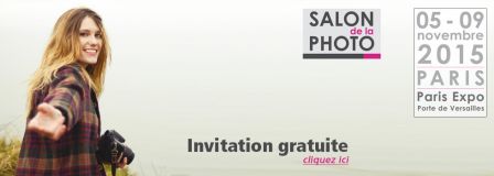 Bannière invitation Salon de la Photo