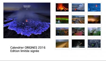 Le Calendrier 2016 d'Olivier Grunewald, Origines, vue complète