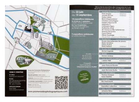 Promenades photographiques de Vendôme - Programme