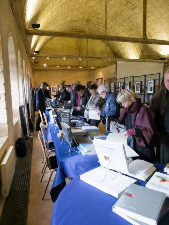 Le stand Escourbiac à la soirée des photographies de l'année