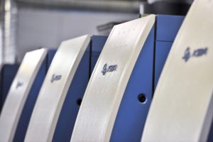 Presse KBA Offset HR-UV 8 couleurs, Escourbiac l'imprimeur