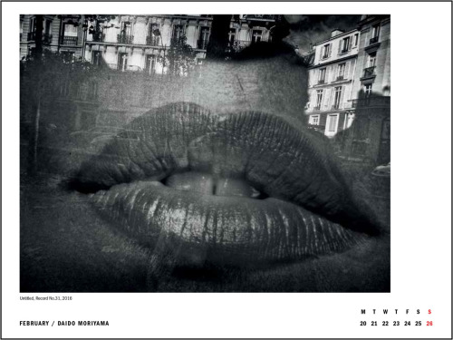 Calendrier One Year for Paris 2017, photo Daido Moriyama