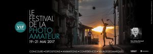 Affiche du Festival de la Photo Amateur 2017 "Vincennes Images Festival"