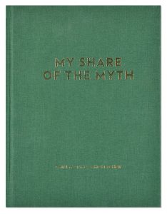 impression numérique haute coutureMy share of the myth, Christophe Schumacher, couverture