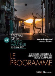 Programme du Festival de la Photo Amateur 2017 "Vincennes Images Festival"