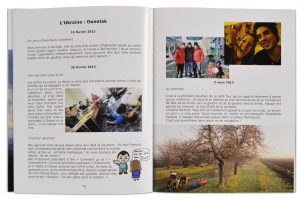 Raid, planète, secours, livre de Jean-Charles Amalric, intérieur livre ouvert