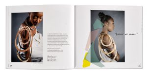 Bijou(x) de Peau(x) 2017, catalogue d'exposition, intérieur livre ouvert