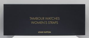 Façonnage d'exception, Coffret Vuiton, tambour watches & women's straps