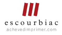 Logo Escourbiac Achevé d'imprimer