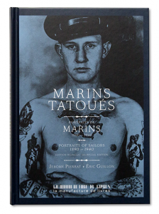 Marins tatoués, portraits de marins 1890-1940, Jérôme Pierrat + Eric Guillon, la manufacture de livres, couverture