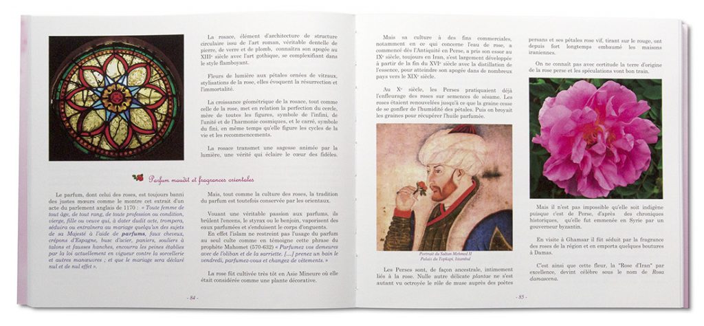 Mémoires de roses, un parfum de légendes - Syvie Claude-Sundberg, Éditions Le Chant de Freyja, intérieur