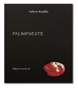 Palimpseste, Valérie Rinaldo, Éditions Terre de Ciel, couverture