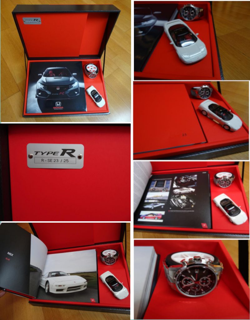 Succès et autoédition - rencontre du troisième type : honda type R, Le coffret collector offert à Uehara