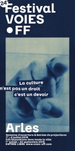 Affiche Voies Off Arles 2019