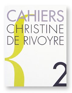 Cahiers Christine de Rivoyre n°2, Les amis de Christine de Rivoyre, couverture