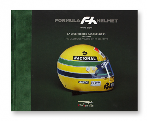 Formula Helmet, la légende des casques 1969-1999, Version Ayrton Senna, Bruno Bayol, édition RedRunner, couverture