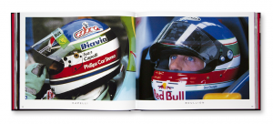 Formula Helmet, la légende des casques 1969-1999, Version Alain Prost, Bruno Bayol, édition RedRunner, intérieur