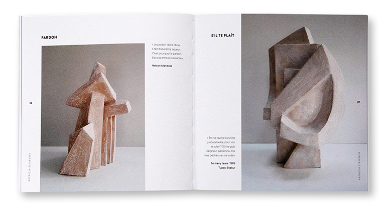 Patricia Zieseniss, Sculpteur Céramiste 2010 - 2020, autoédition, intérieur