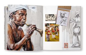 Sri Lanka, Inspiration d'un peintre sculpteur voyageur, Emmanuel Michel, éditions Jarkkhot, intérieur