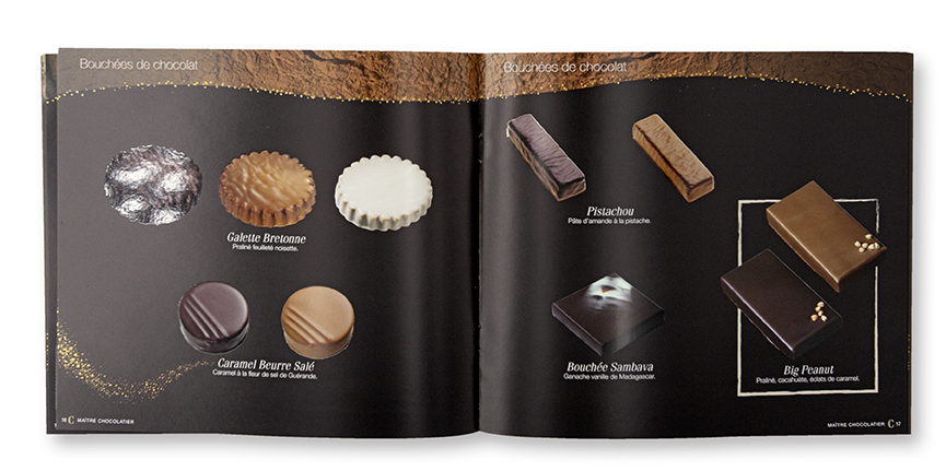 Le Caraque d'Or, Maître Chocolatier, Catalogue Classique 2021-2022, intérieur