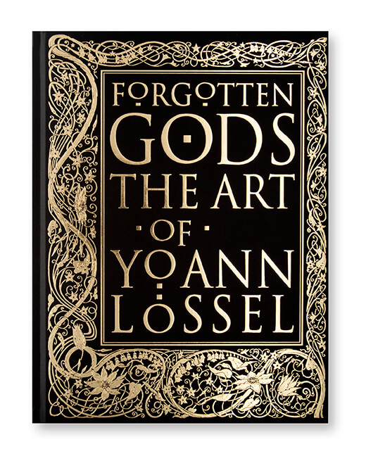 Forgotten Gods, The Art of Yohann Lossel, couverture édition de luxe