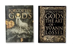 Forgotten Gods, The Art of Yohann Lossel, Les deux éditions du livre : Classique à gauche et Deluxe à droite