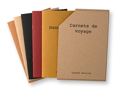 Carnets de voyage, Laurent Breillat, autoédition, 5 carnets avec coffret