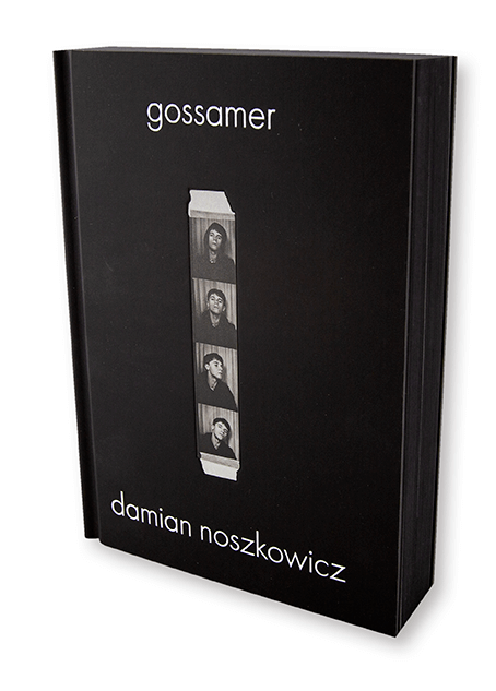 Gossamer, Damian Noszowicz, Gossamer éditions, couverture livre, dos jaspé bords vifs