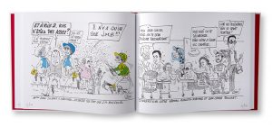 Joyeux, 10 ans de dessins d'humour et de caricatures, intérieur