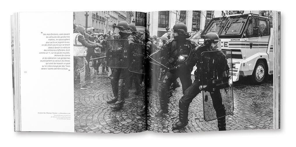 Forces de l'ordre dans le fracas des manifestions, Henri Welschinger, photographies et journal de bord, zinzimagepresse