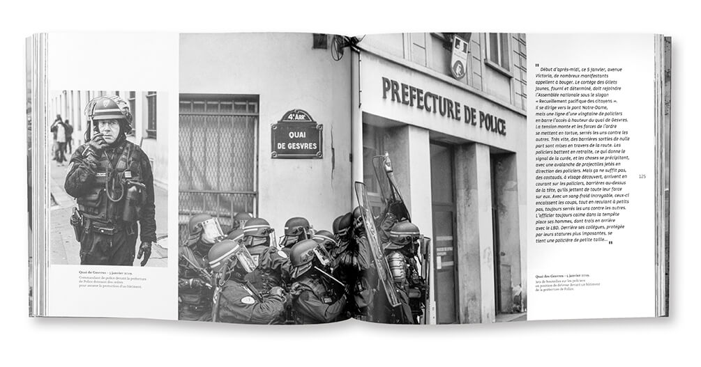 Forces de l'ordre dans le fracas des manifestions, Henri Welschinger, photographies et journal de bord, zinzimagepresse